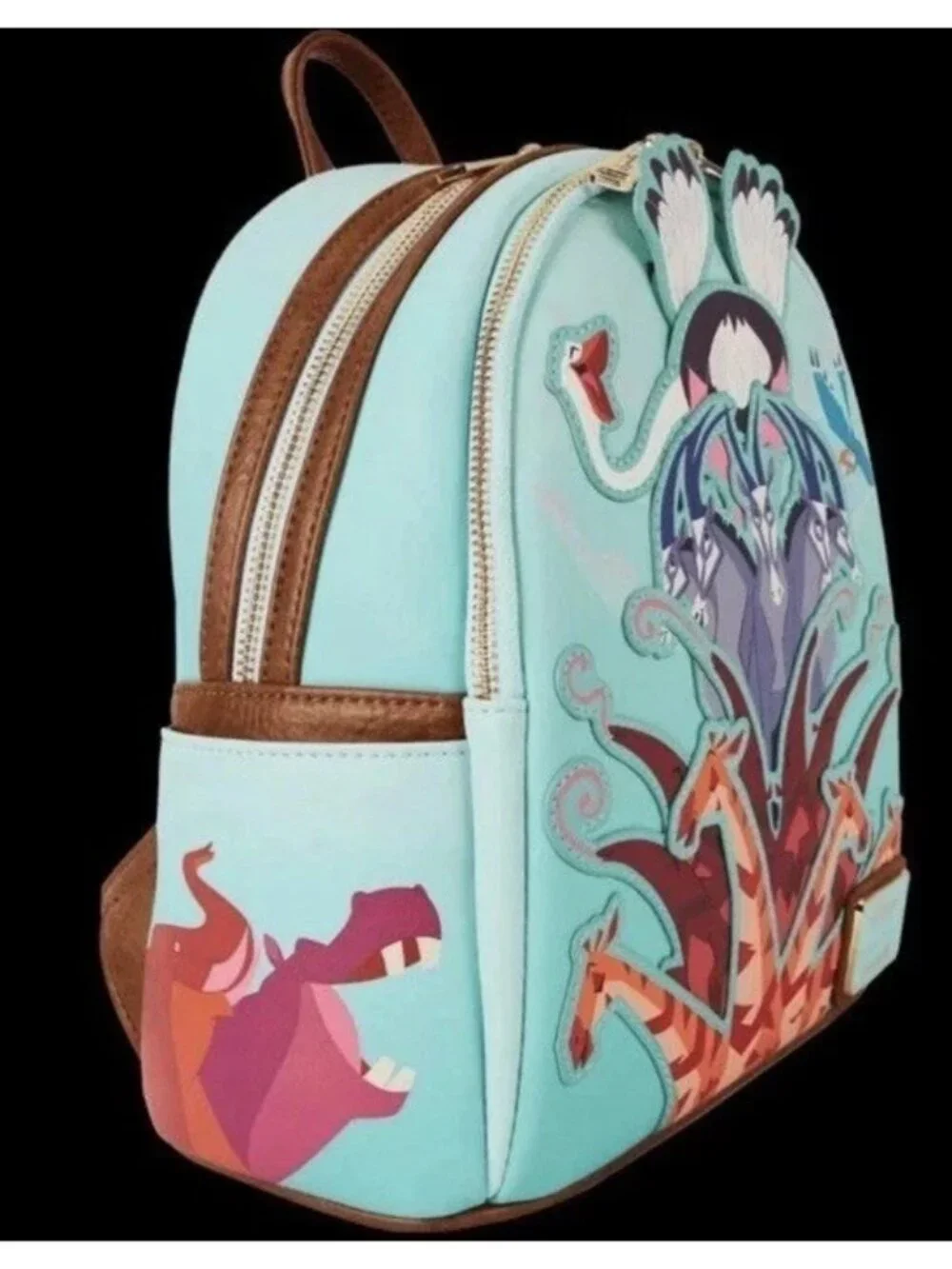 Loungefly The Lion King I Just Can't Wait To Be King Mini Backpack Jungle NWT - Picture 4 of 6
